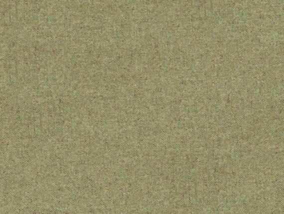 fleck lichen wool, herringbone upholstery fabric. moon green fabric
