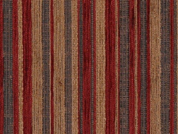 Benjamina Cord Ruby fabric, stripe fabric