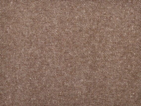 Twill camel Moon Furnishings, pure wool fabric, moon wool fabric, herringbone upholstery fabric, brown herringbone